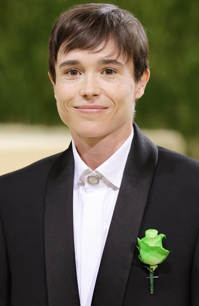 Page attended the Met Gala in his first red carpet appearance since coming out as transgender. Picture: Mike Coppola/Getty Images