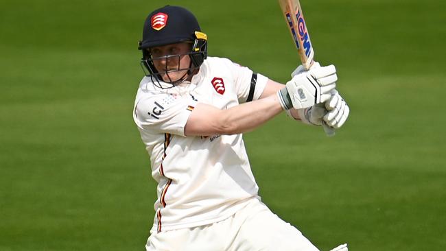 Harry Duke in action for Essex.