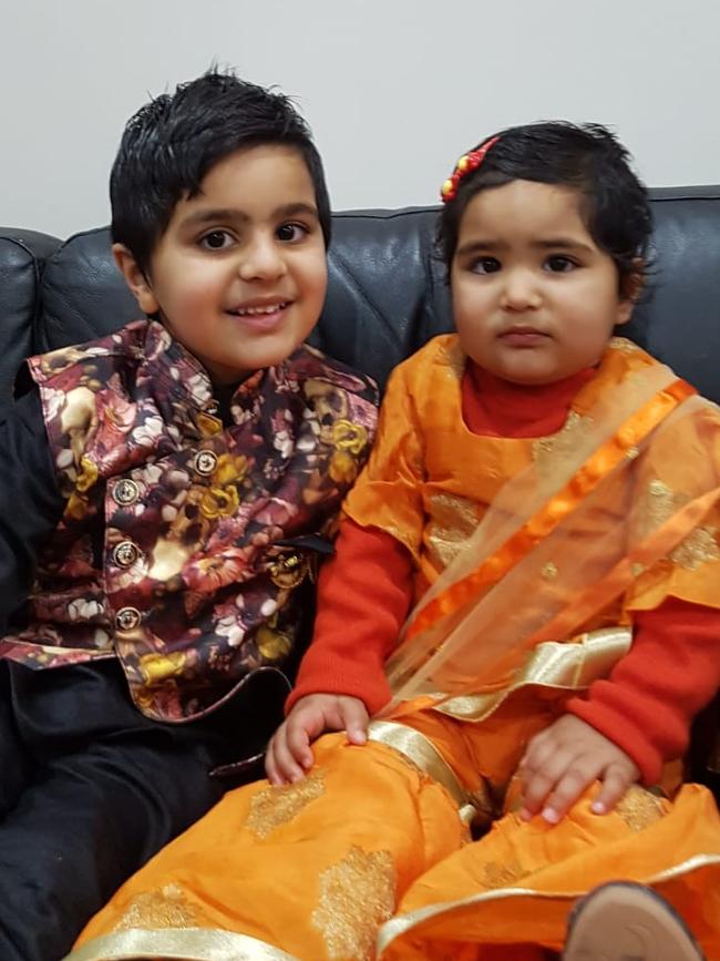 Ayan Kapoor pictured with his sister, Ahana.