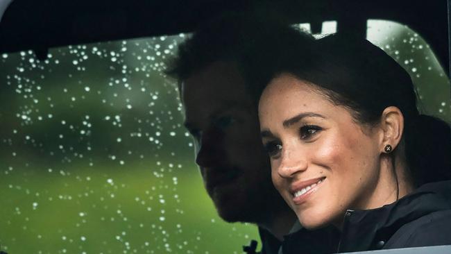 Prince Harry and his wife Meghan, Duchess of Sussex. Picture: AFP