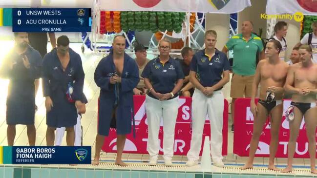 Replay: UNSW Wests Magpies v ACU Cronulla Sharks (Men's Elimination Final) - Australian Water Polo League elimination finals