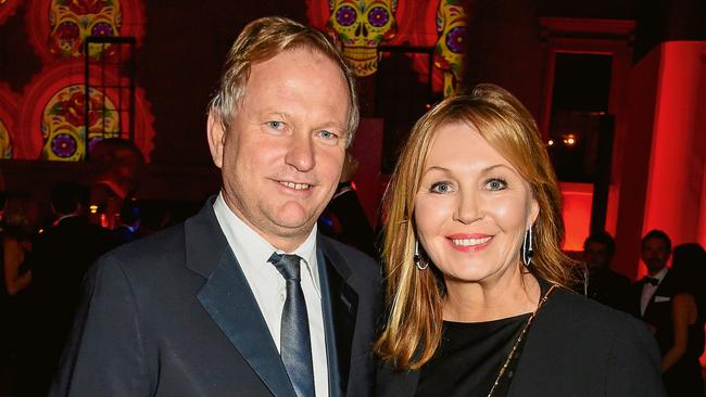 Nick Jones (L) and Kirsty Young attend the World Premiere after party of "Spectre" at The British Museum on October 26, 2015 in London, England. Picture: David M. Benett/WireImage