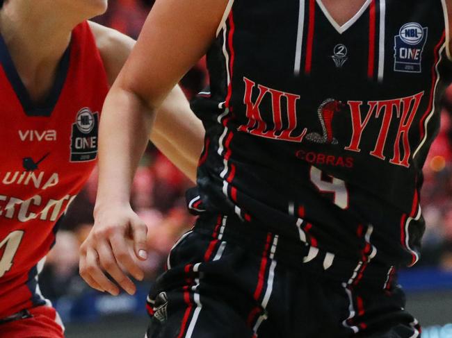 Klara Wischer for Kyllsth during the NBL1 (Women's) Grand Final: Kilsyth Cobras v Geelong at the State Basketball centre. Saturday, August 17, 2019. Picture: David Crosling