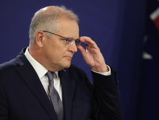 Scott Morrison has resisted calls for an independent probe but backed a South Australian coronial inquiry into the accuser’s death. Picture: Mark Evans / Getty Images