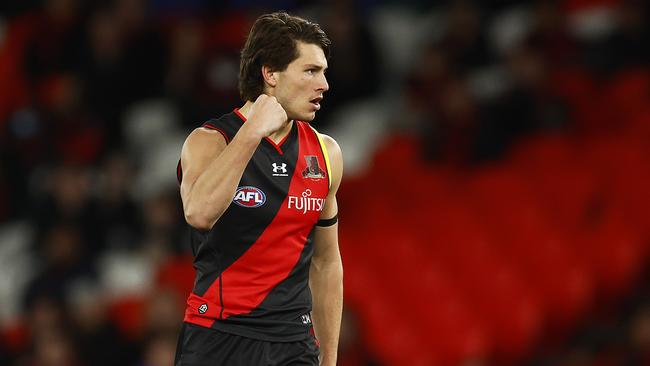 Archie Perkins of the Bombers. Picture: Pockett/Getty