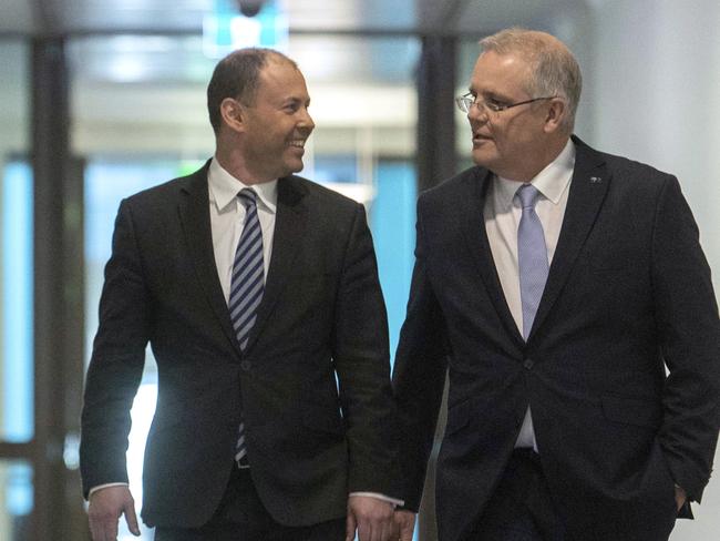 Morrison has Josh Frydenberg as his Treasurer. Picture: File.