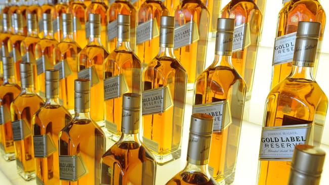 Johnnie Walker continues to be popular. Picture: AAP Image/Julian Smith.