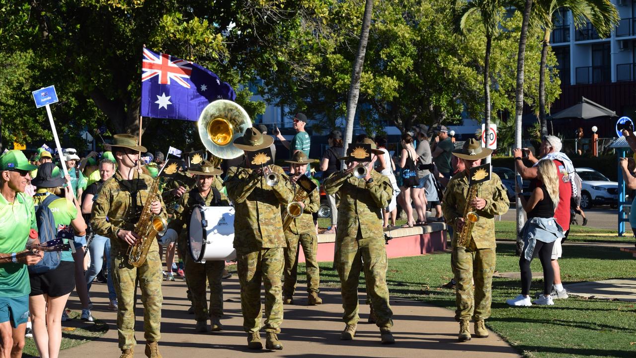 Parade of Nations at The Strand, Townsville for the 2024 World Triathlon Multisport Championships. Picture: Nikita McGuire