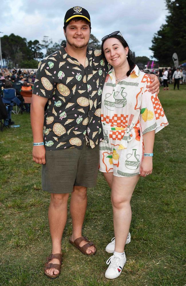 Ben Reid and Chloe Haskew at Sounds of Rock 2024 in Hervey Bay. Picture: Patrick Woods.