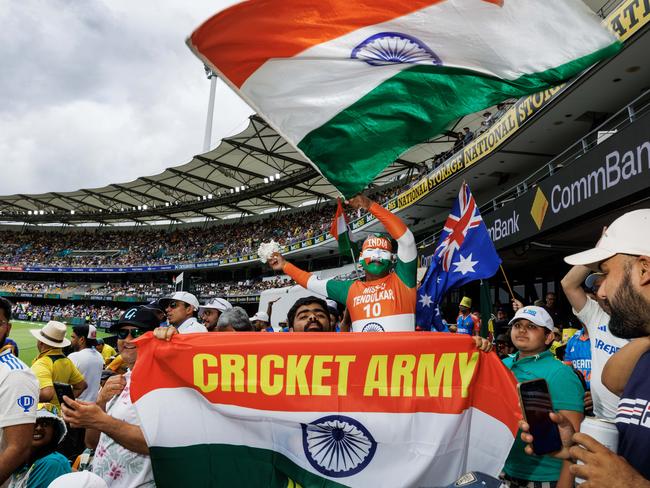 Indian fans are going to bring plenty of colour and noise to the MCG for the Boxing Day Test between India and Australia. Picture Lachie Millard.