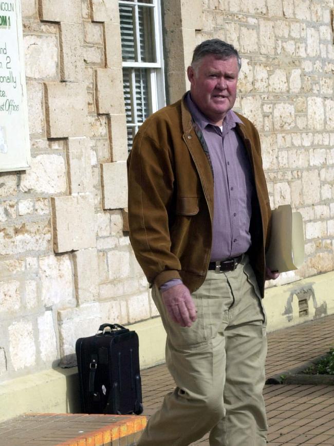 Former drug squad chief Barry Moyse in Port Lincoln.