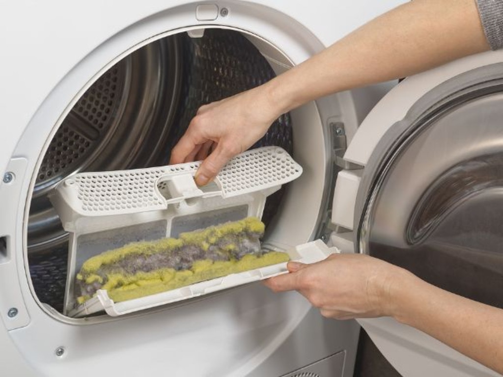 Not cleaning the lint filter after each load can be a potential fire hazard. Picture: iStock/Viktoria Enger-Tsizikova.