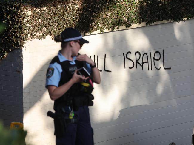 The Daily Telegraph 11.12.2025 Firebombing in  Magney Street Woollahra. Picture: Rohan Kelly