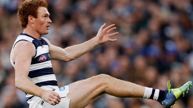 Gary Rohan says he has the chemistry back with the two twin towers in the Geelong forward line.