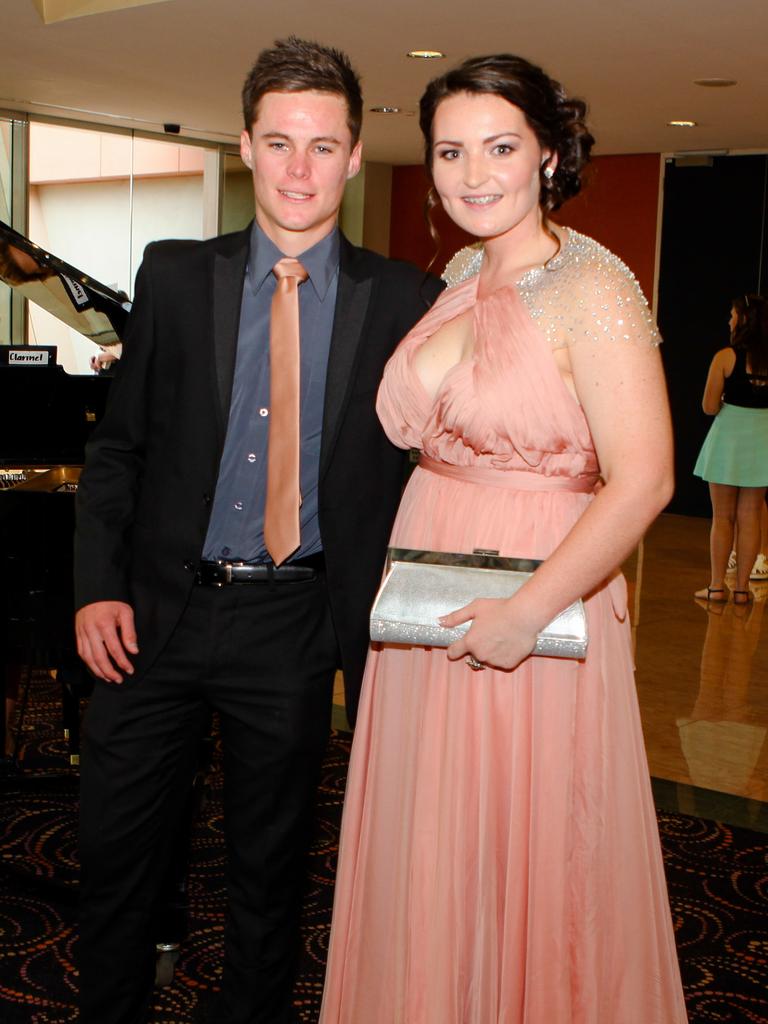 Jayden Dick and Nadine Van Der Nest at the 2013 Our Lady of the Sacred Heart Catholic College formal. Picture: NT NEWS