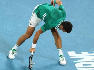 Novak DJokovic lost his cool.