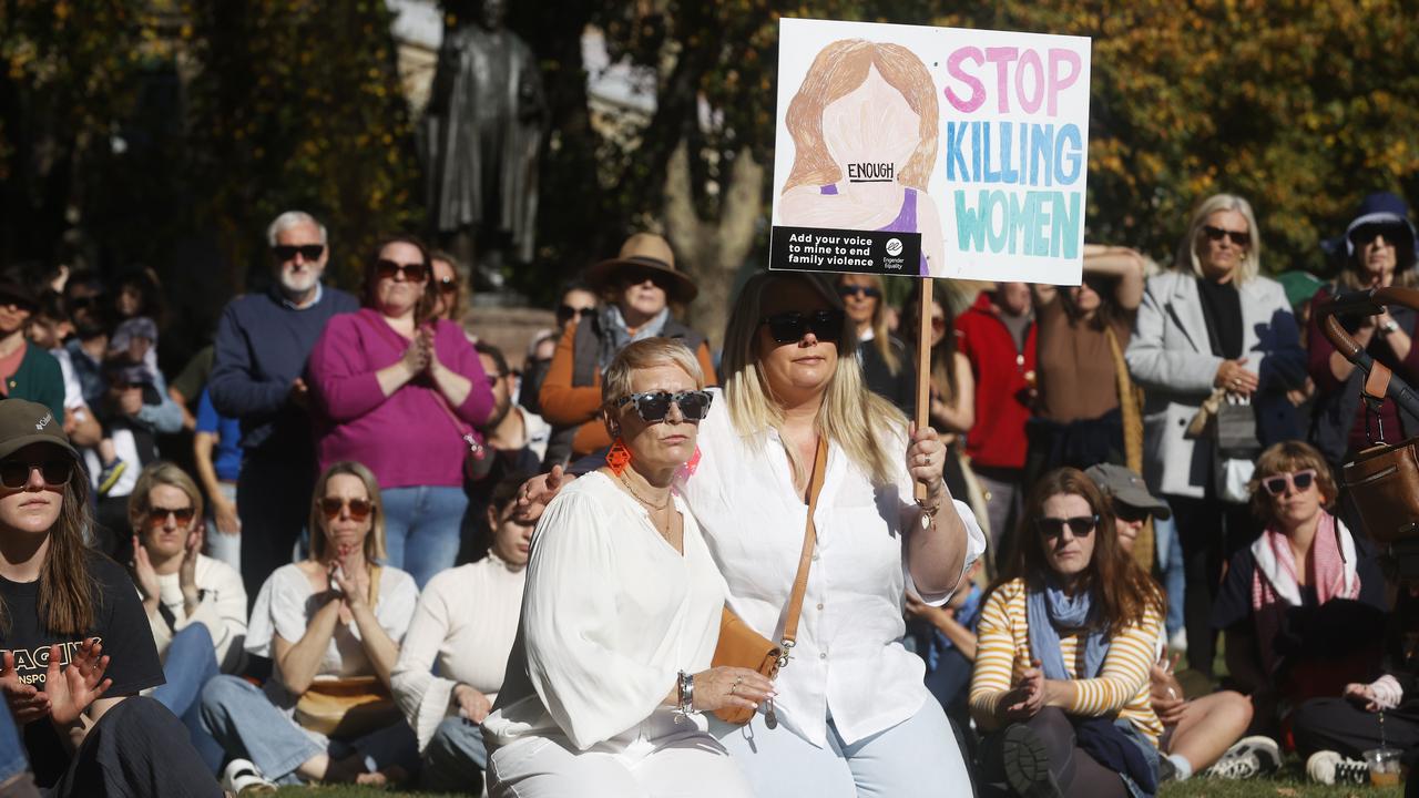 No More: National Rally Against Violence in Hobart. Picture: Nikki Davis-Jones