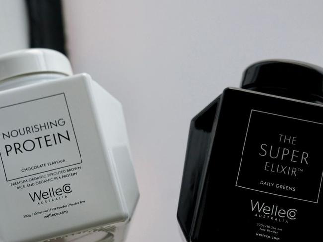 Elle Macpherson's WellCo products. Picture: Instagram