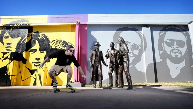 Bee Gees Memorial Walk in Redcliffe. Picture: Chris McCormack