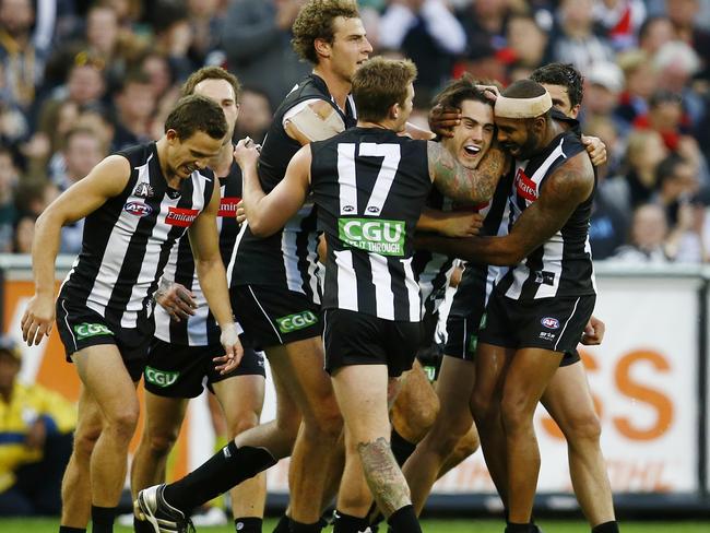 The Pies’ team-first attitude is paying dividends. Picture: Michael Klein