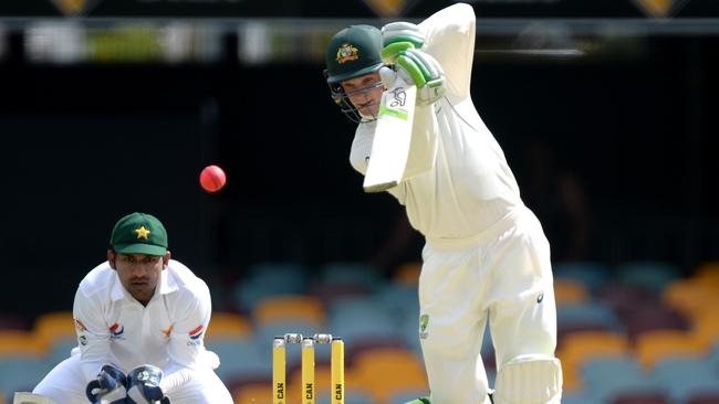 Peter Handscomb at the Gabba.