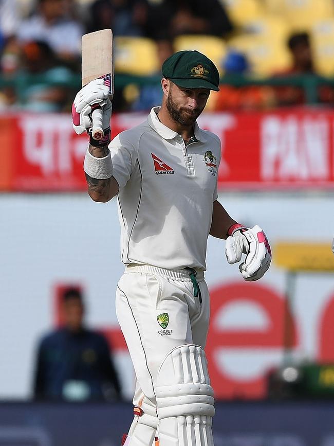 Australia's Matthew Wade is in outstanding form with the bat. Picture: Getty