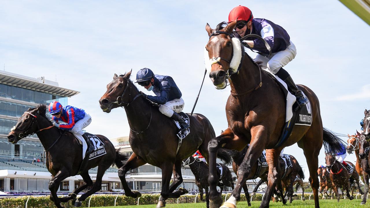 Joseph O’Brien has already won two Melbourne Cups with Rekindling and Twilight Payment (right) as well as a Cox Plate and is looking to add some Sydney autumn features to he record. Picture: Getty Images