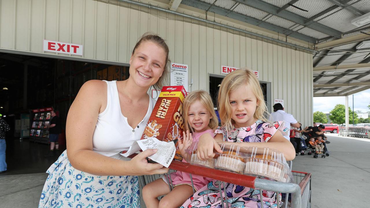 Shannon Hendry shops at Costco for her family. Picture: Tara Croser.