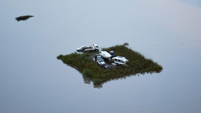 A photo shows flood damages in the Windsor area of Greater Sydney. Picture: AFP