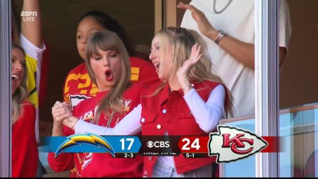 Taylor Swift Reaches New Levels of PDA With Travis Kelce in a