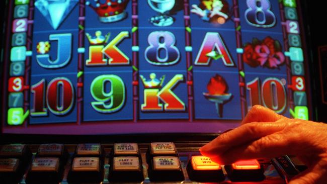 A gambling granny stole almost $500,000 of her employer’s money to feed her pokies habit. Picture: News Corp Australia