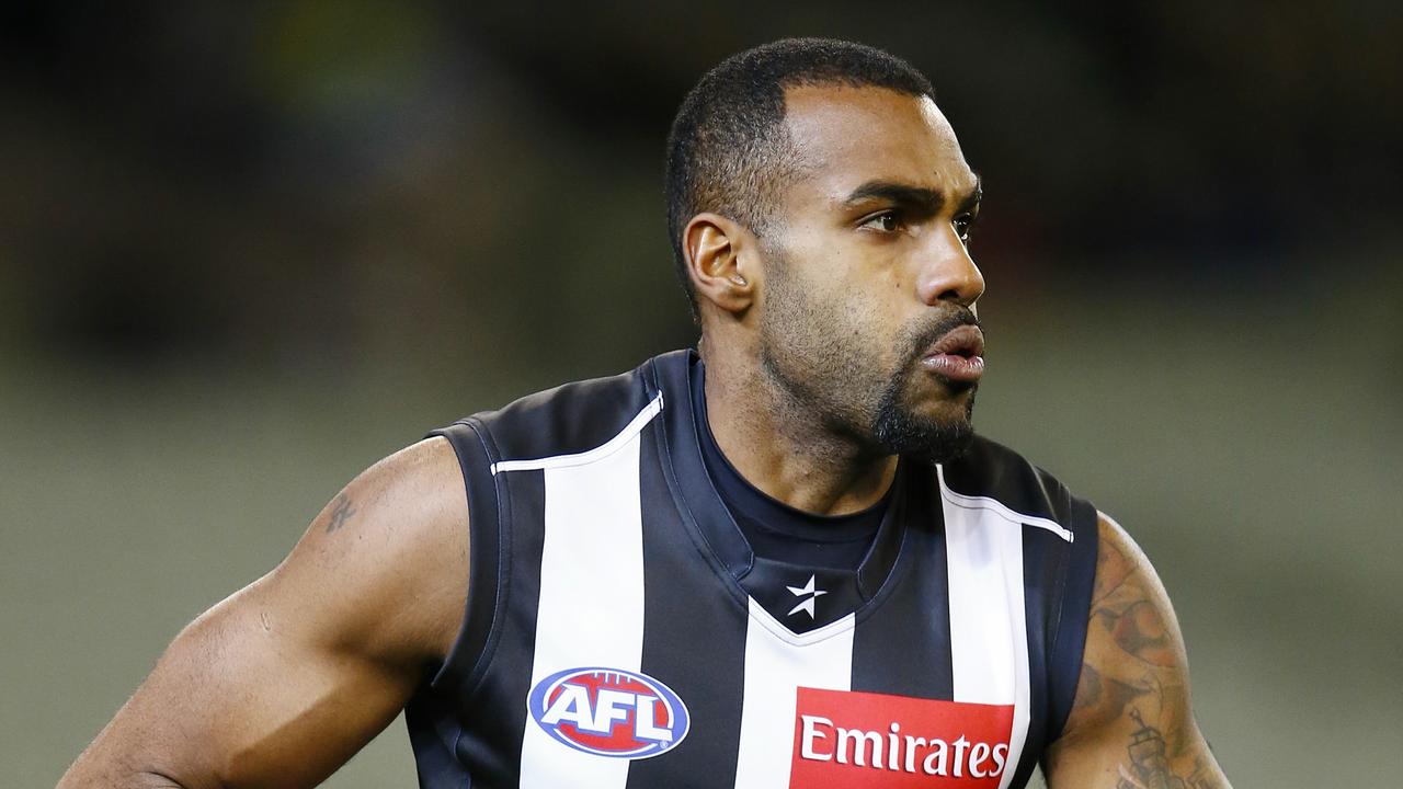 Heritier Lumumba of the Collingwood Magpies.