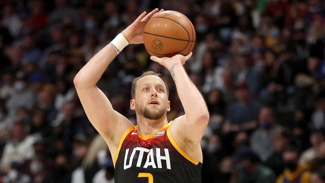 Boomers veteran Joe Ingles is in the final year of his rich NBA deal. Picture: Matthew Stockman/Getty Images