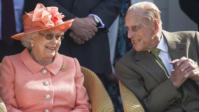 Queen Elizabeth II and Prince Philip, who sacrificed a successful naval career to be his wife’s dedicated consort. Picture: Antony Jones/Getty Images