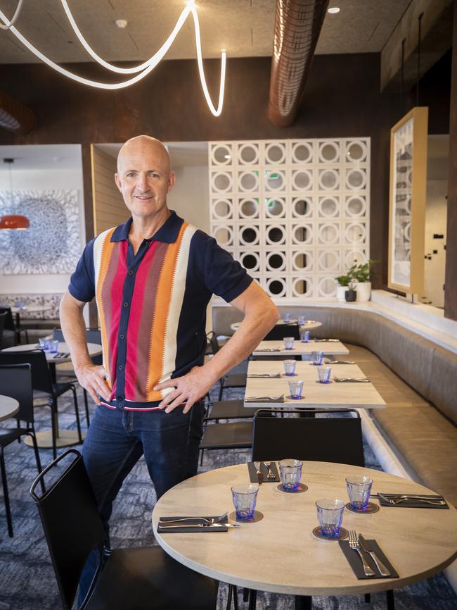 The Waggon licensee Al Derham in the revamped dining area of the North Hobart pub. Picture: Chris Kidd