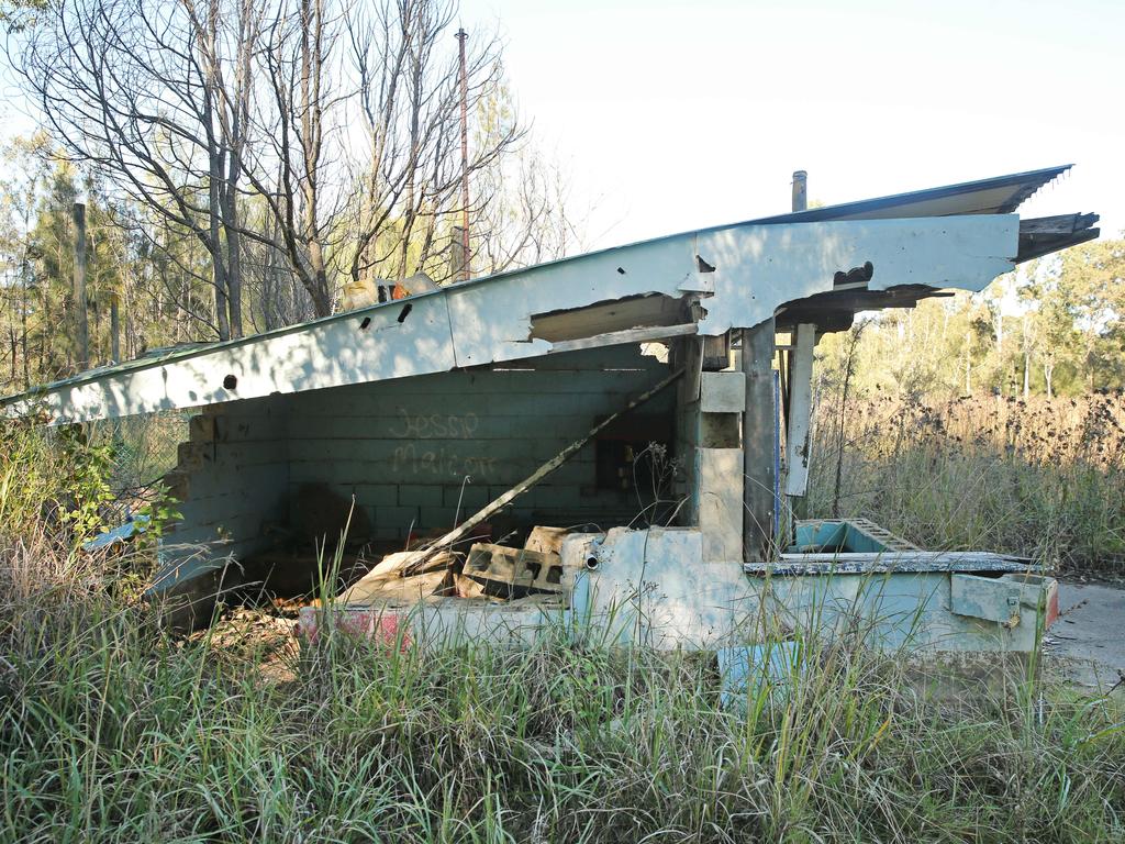 Pictured is the remains of what was Magic Kingdom theme park in Lansvale in Sydneys west. It operated in the 1970s and 80's but has been abandoned since the mid 90's. Picture: Richard Dobson