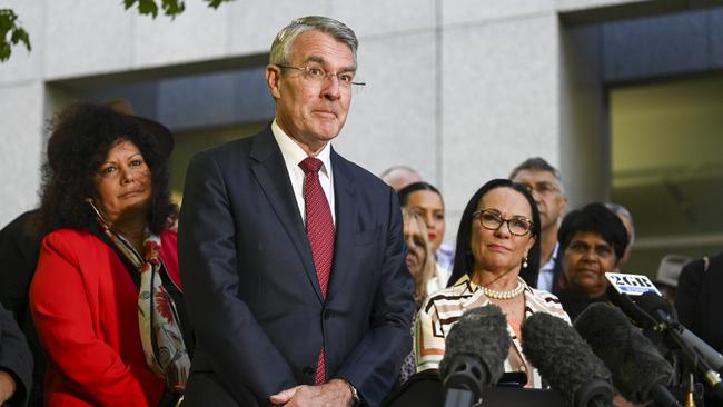 Attorney-General Mark Dreyfus and the Referendum Working Group. Picture: Getty Images