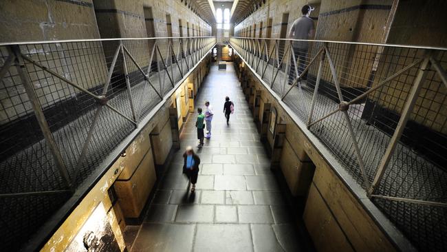 The interior of the Old Melbourne Gaol, where Turner was hanged.