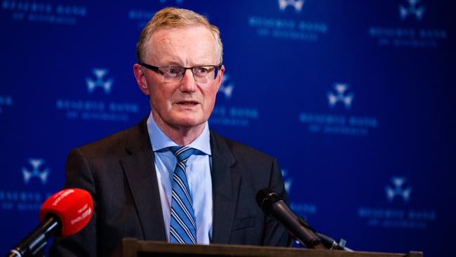 Australian Reserve Bank Governor Philip Lowe Picture: James Brickwood