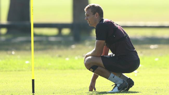 Trbojevic has been forced to help from the sidelines. Image: Brett Costello