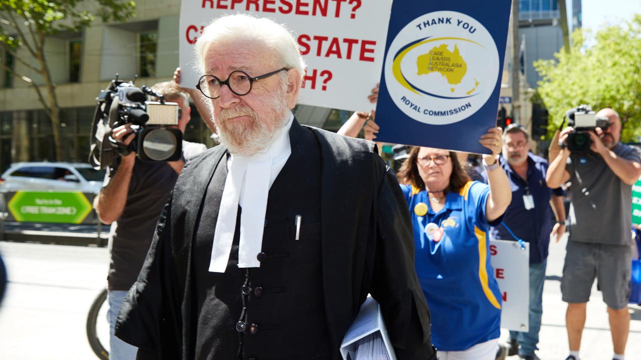 Cardinal George Pell's lawyer Robert Richter QC leaves the County Court in Melbourne, Australia, Wednesday, February 27, 2019. Picture: AAP /Erik Anderson.