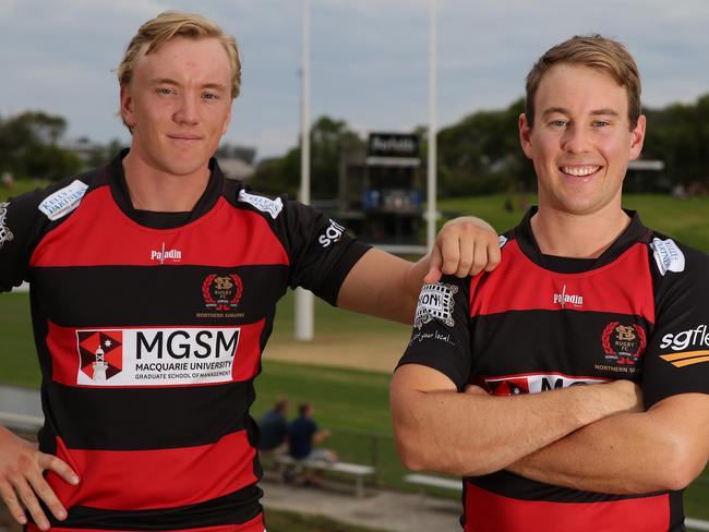 The brothers grew up in Lindfield and took part in many a backyard game as youngsters.