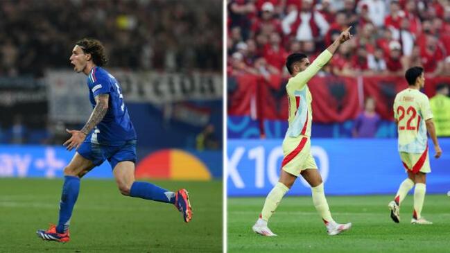 Italy shock Croatia as Spain rotate but beat Albania