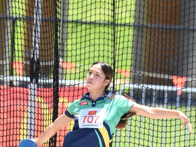 Queensland Little Athletics State Relay Championships. Saturday December 2, 2023. Picture, John Gass