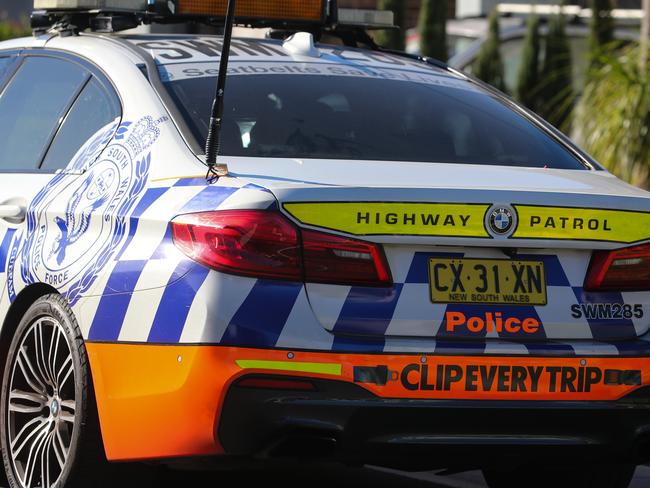 SYDNEY, AUSTRALIA - Newswire Photos - MAY 23 2023: A  general stock view of Police car on a crime scene in Sydney NSW.  Picture : NCA Newswire / Gaye Gerard