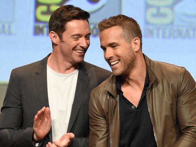 Hugh Jackman and Ryan Reynolds will be reunited on screen in the new Deadpool movie. Picture: Getty Images