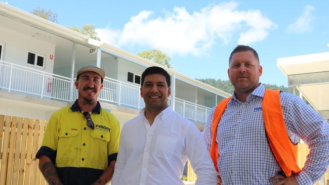 Mackay based construction company Fergus Builders was hired by the state government to complete 12 social housing units for Cannonvale. Picture: Contributed