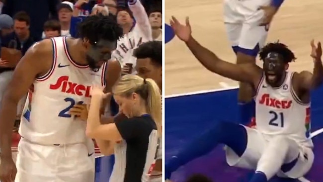 Joel Embiid was not happy.