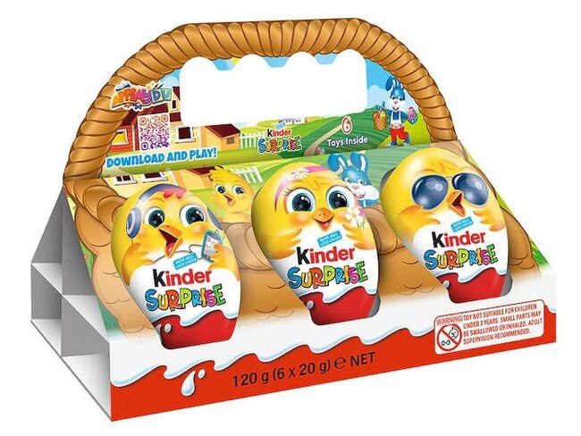 Four kinder products have been recalled by Food Standards Australia. Picture: Supplied.