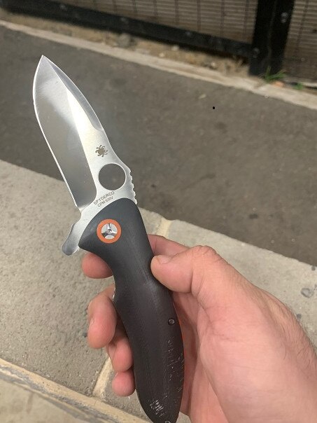 NSW Police seized 425 knives and other prohibited weapons on and around the city’s transport network between January and September. Picture: NSW Police